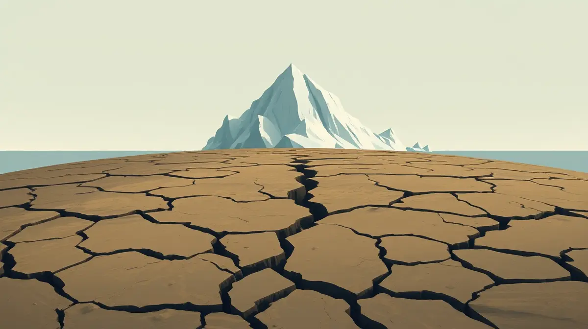 AI-generated editorial illustration for: Alejandro Iñárritu's Film Satirizes Human History and Environmental Collapse