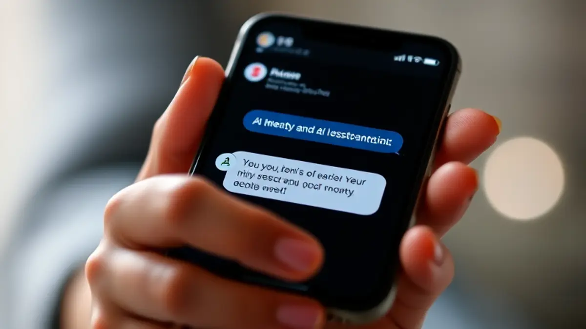AI-generated editorial illustration for: All the AI agents that can live in your text messages