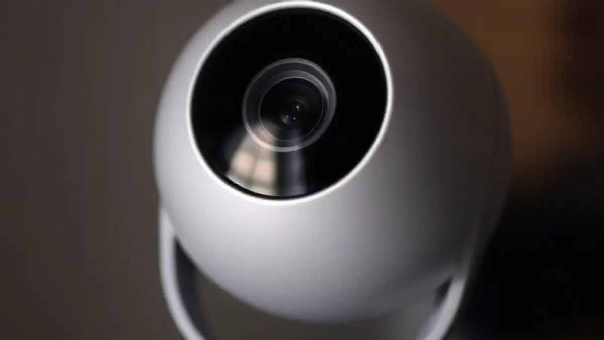 AI-generated editorial illustration for: Apple's 'no-video' security camera