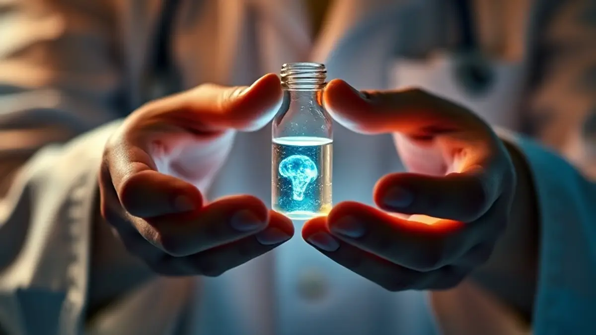 AI-generated editorial illustration for: Building AI to accelerate science and improve lives