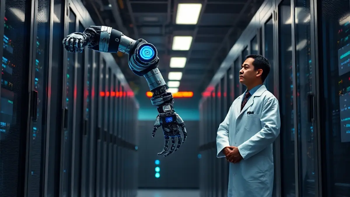 AI-generated editorial illustration for: Can we predict the jobs robots will do? - Anthropic