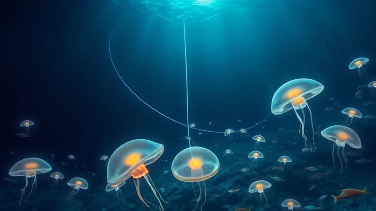 AI-generated editorial illustration for: Inside Petal: Building the World’s First Petabit-Class Transoceanic Subsea Cable