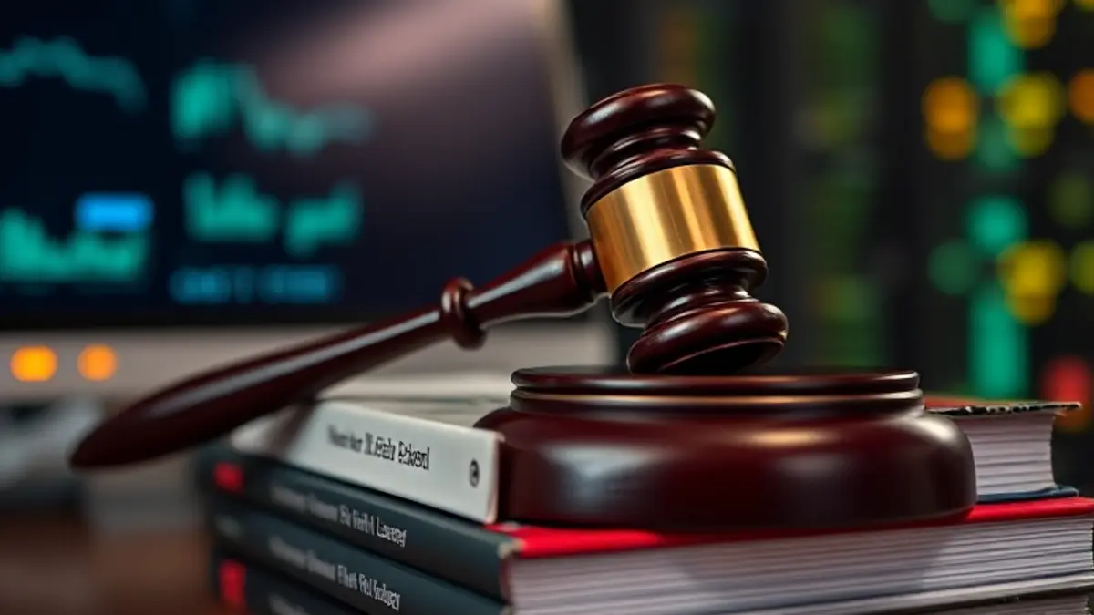 AI-generated editorial illustration for: Judge dismisses Chegg and Penske antitrust lawsuits targeting Google AI search