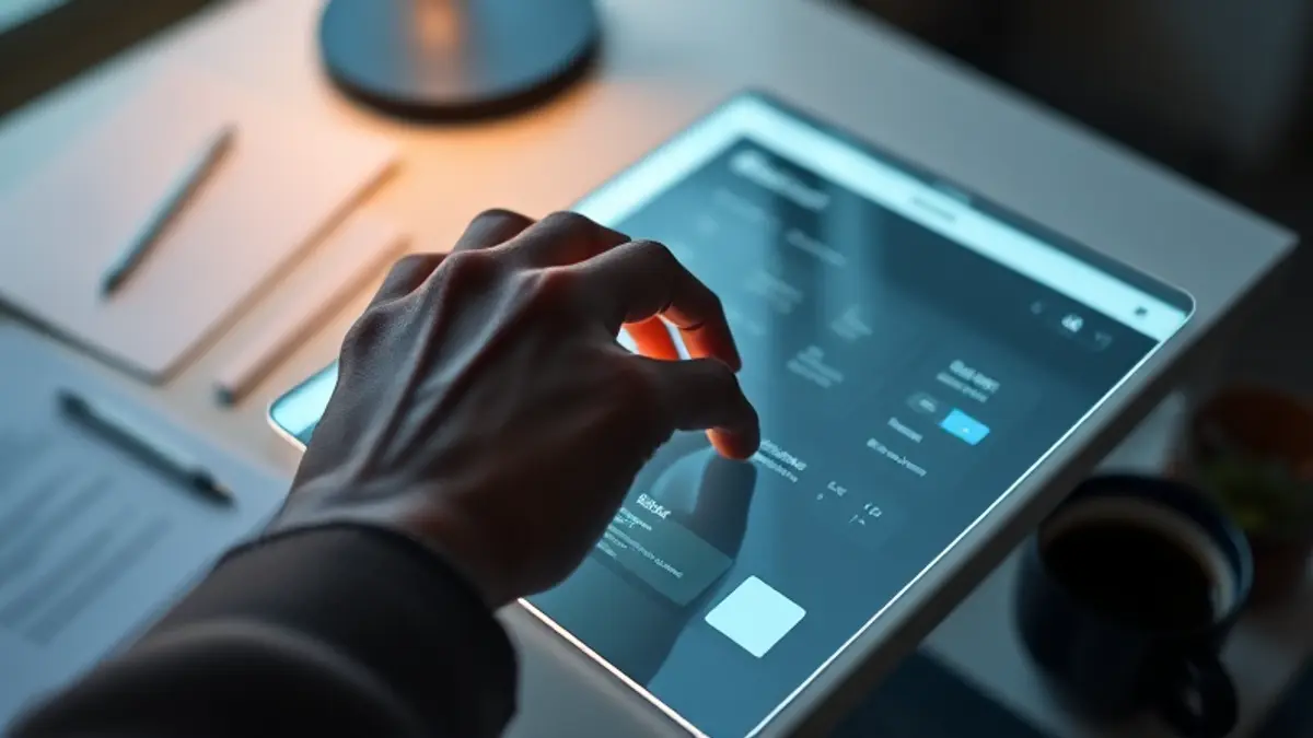 AI-generated editorial illustration for: LangSmith Custom Apps: Build custom interfaces around your agent data