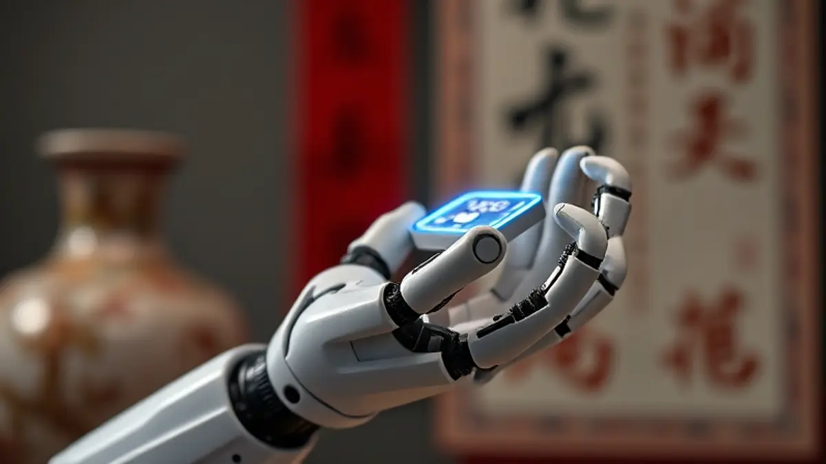 AI-generated editorial illustration for: The State of Chinese Physical AI