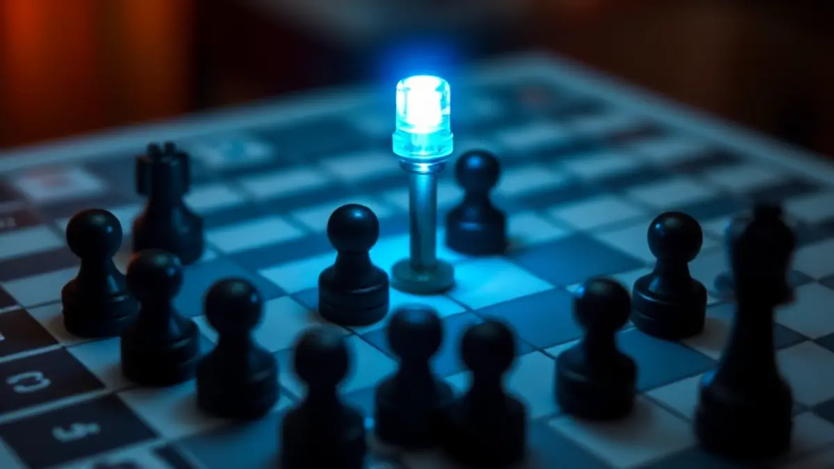 AI-generated editorial illustration for: With most information hidden, the game Stratego had stumped AI—until now